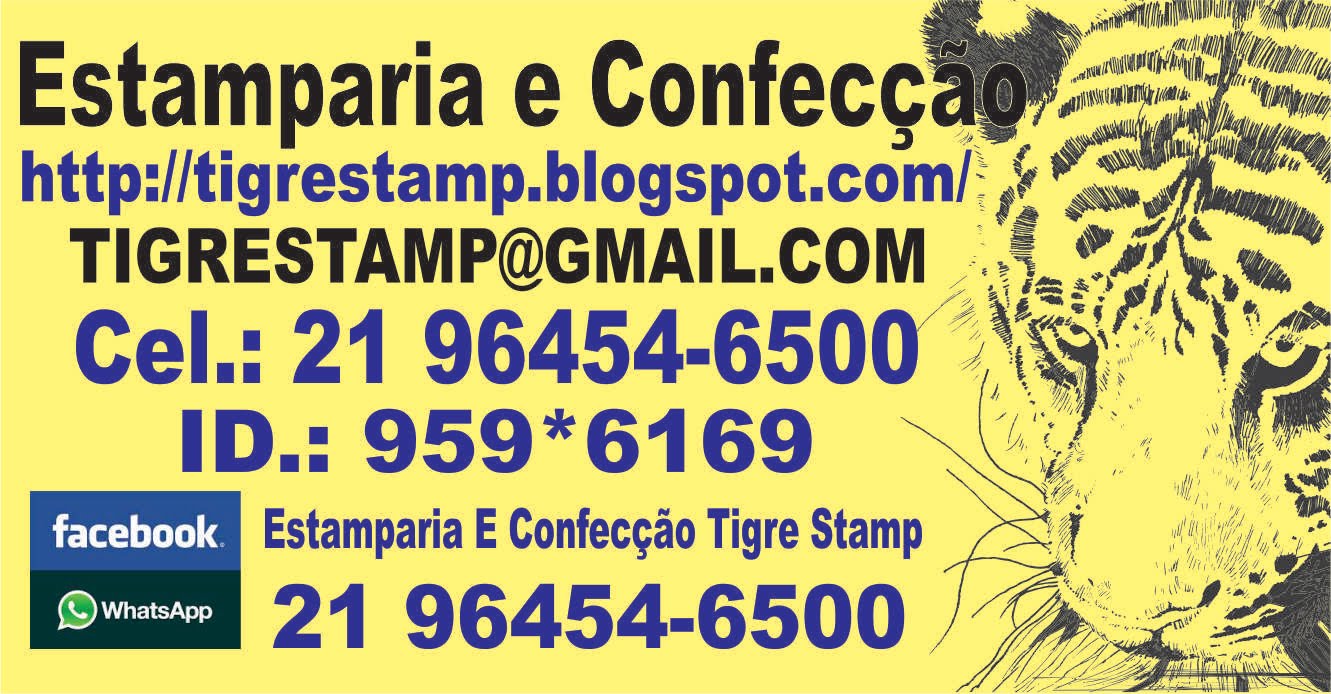 Estamparia e Confecção Tigre Stamp - Camisetas personalizadas, silk e sublimação