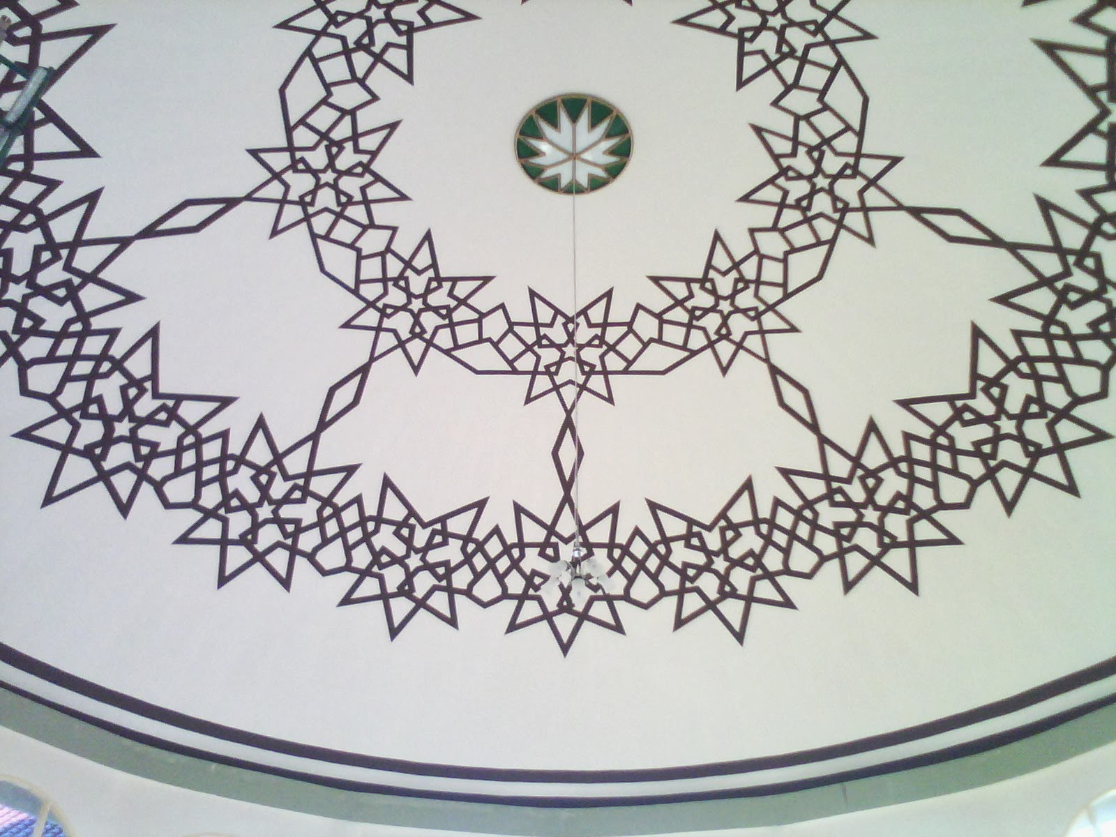 Plafon kubah - Kubah Masjid Atap Enamel Teflon Galvalum Fiber