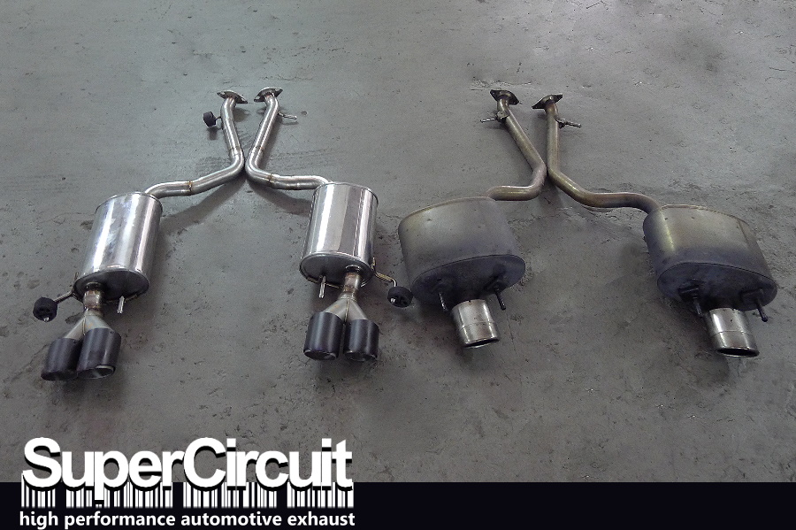 SUPERCIRCUIT Exhaust Pro Shop: Lexus IS350 Axle-back Exhaust Customization