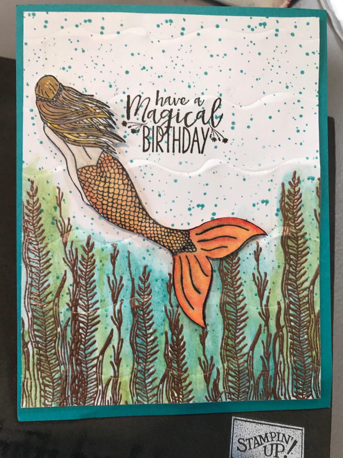 Paper Crafts By Elaine Magical Mermaid Stamp Set from Stampin Up