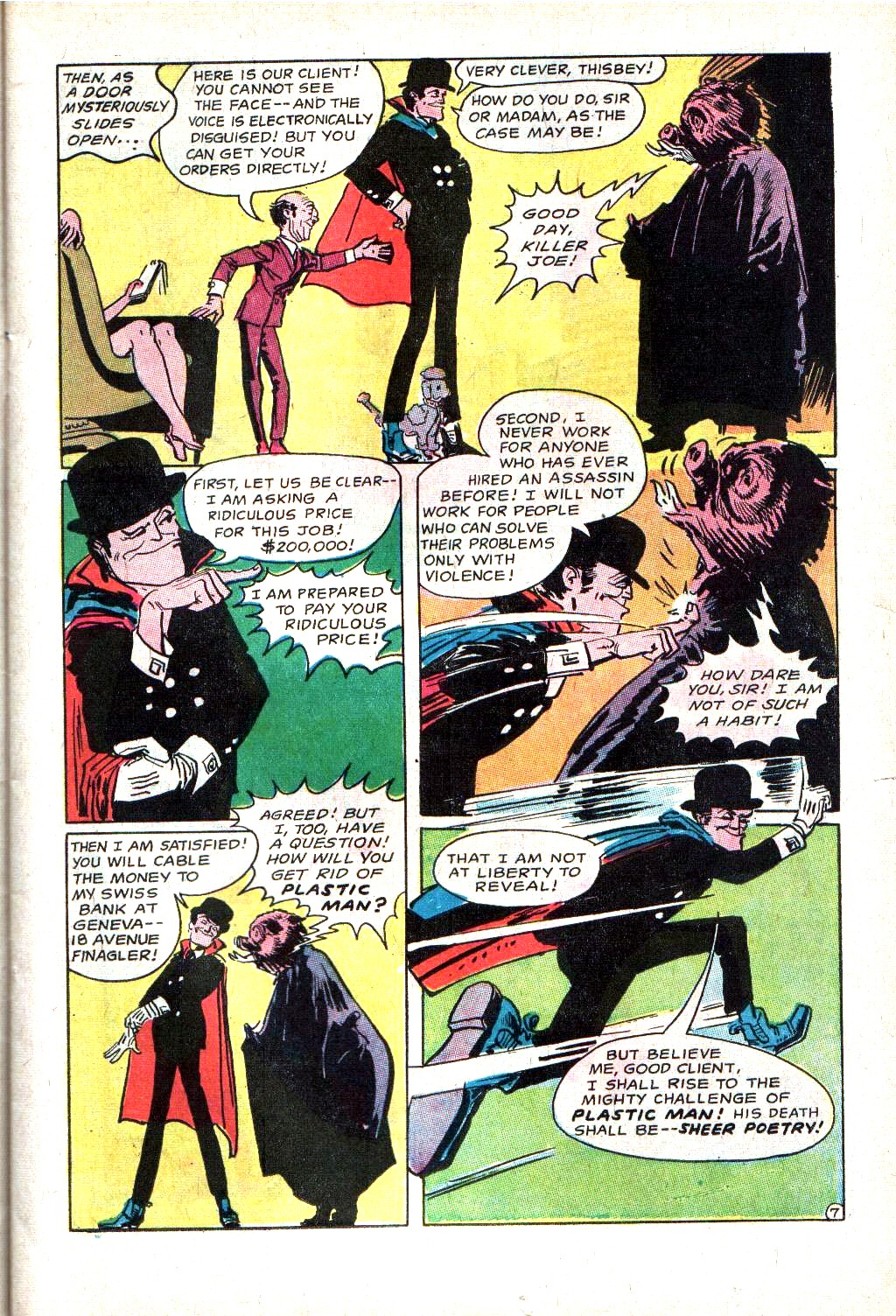 Read online Plastic Man (1966) comic -  Issue #9 - 11