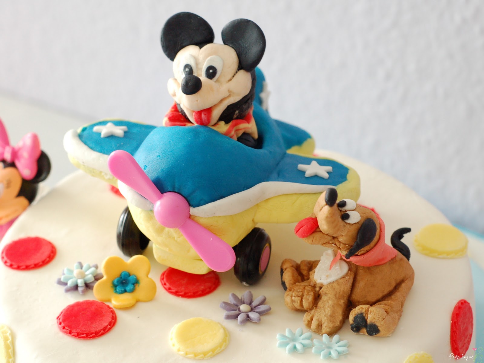 Kessy S Pink Sugar Mickey Mouse Torte Und Ein Give Away