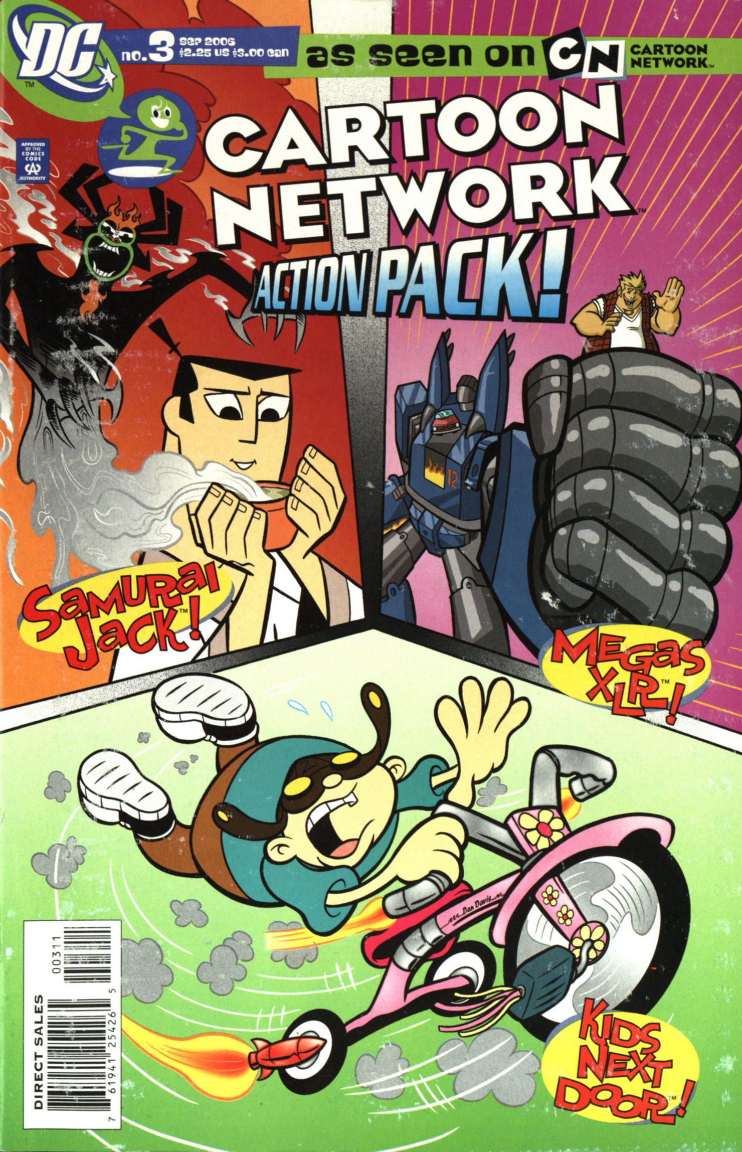 Read online Cartoon Network Action Pack comic -  Issue #3 - 1