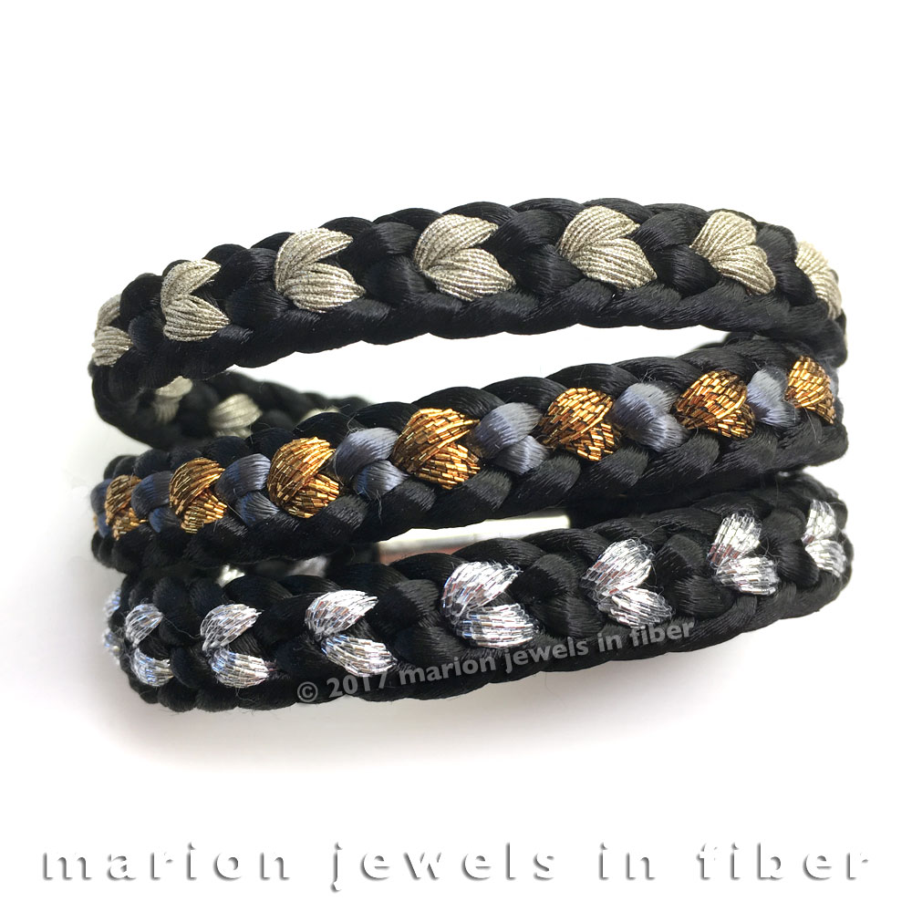 Marion Jewels in Fiber News and Such 8Strand Flat Kumihimo Braid