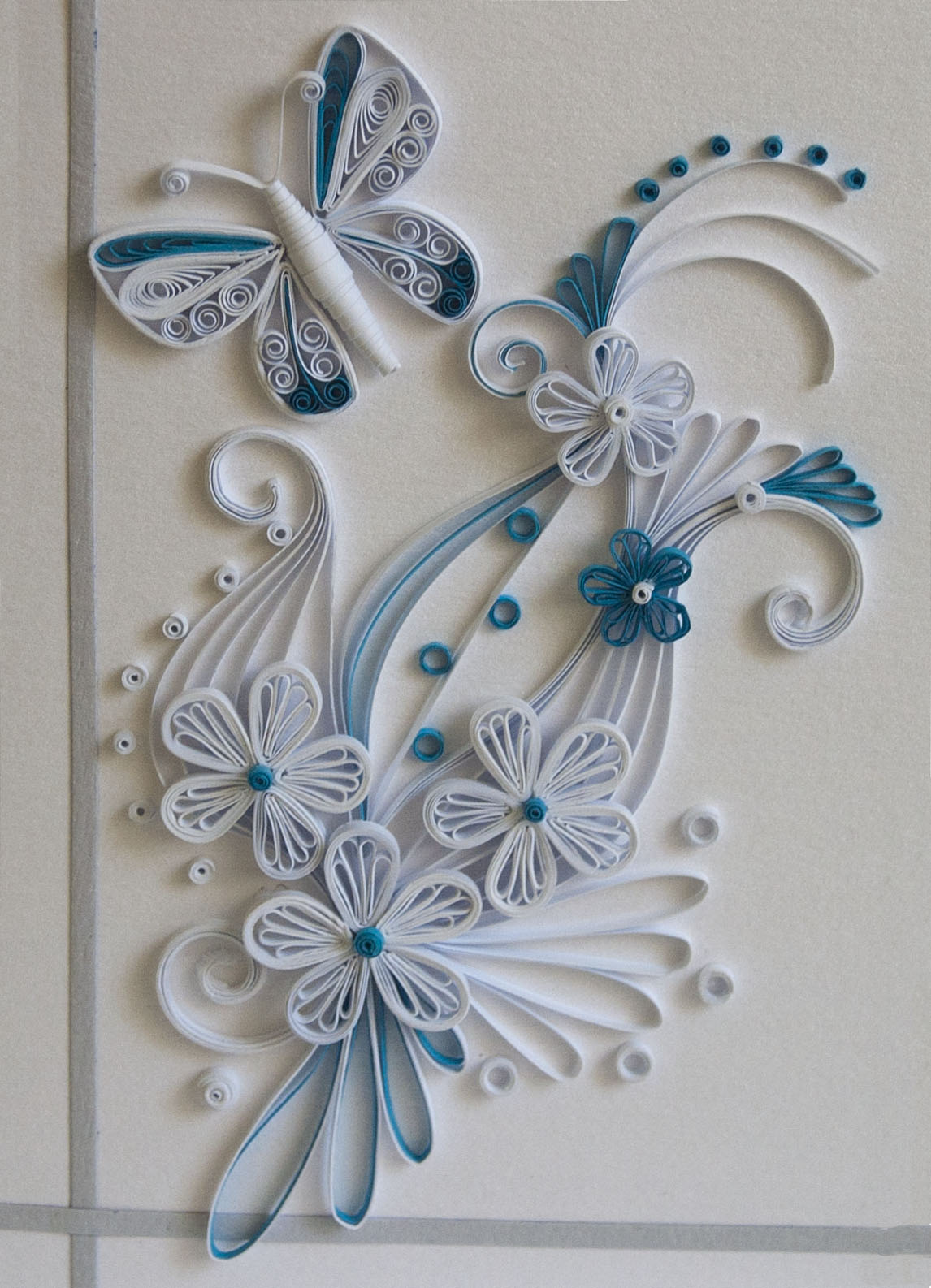 Neli Quilling Art Quilling card flowers