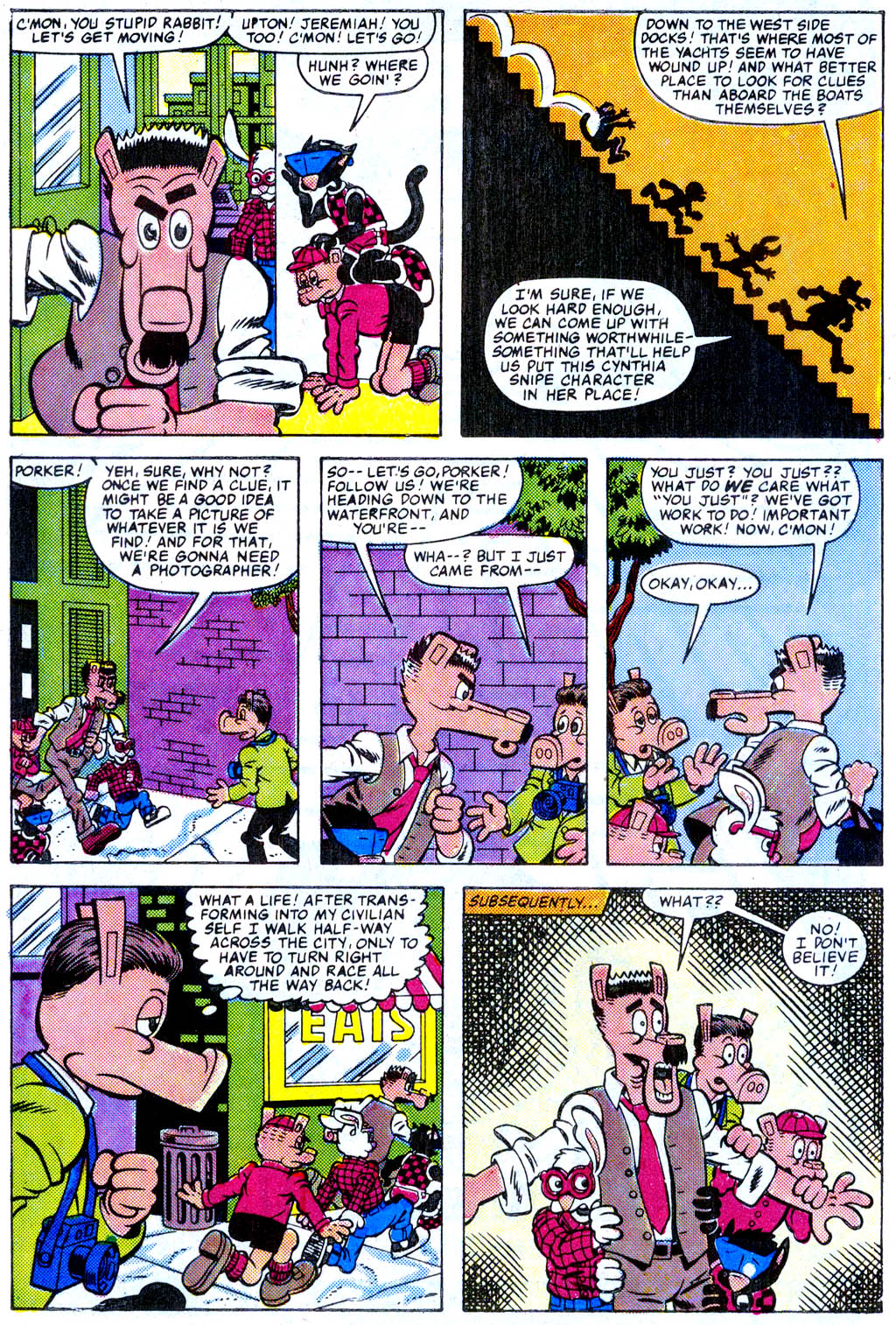 Read online Peter Porker, The Spectacular Spider-Ham comic -  Issue #4 - 6