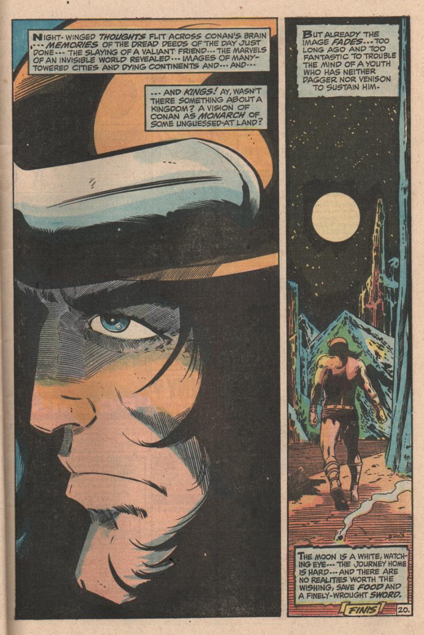 Read online Conan the Barbarian (1970) comic -  Issue #1 - 21