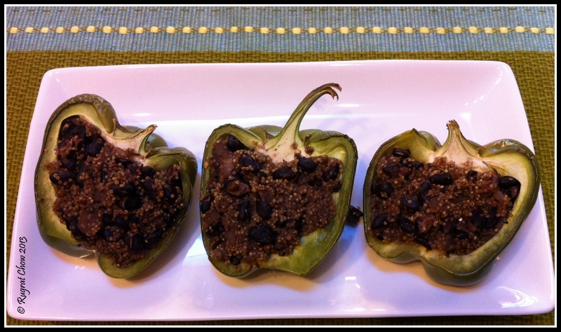 A Whole Food Life ... : Quinoa & Black Bean Stuffed Peppers