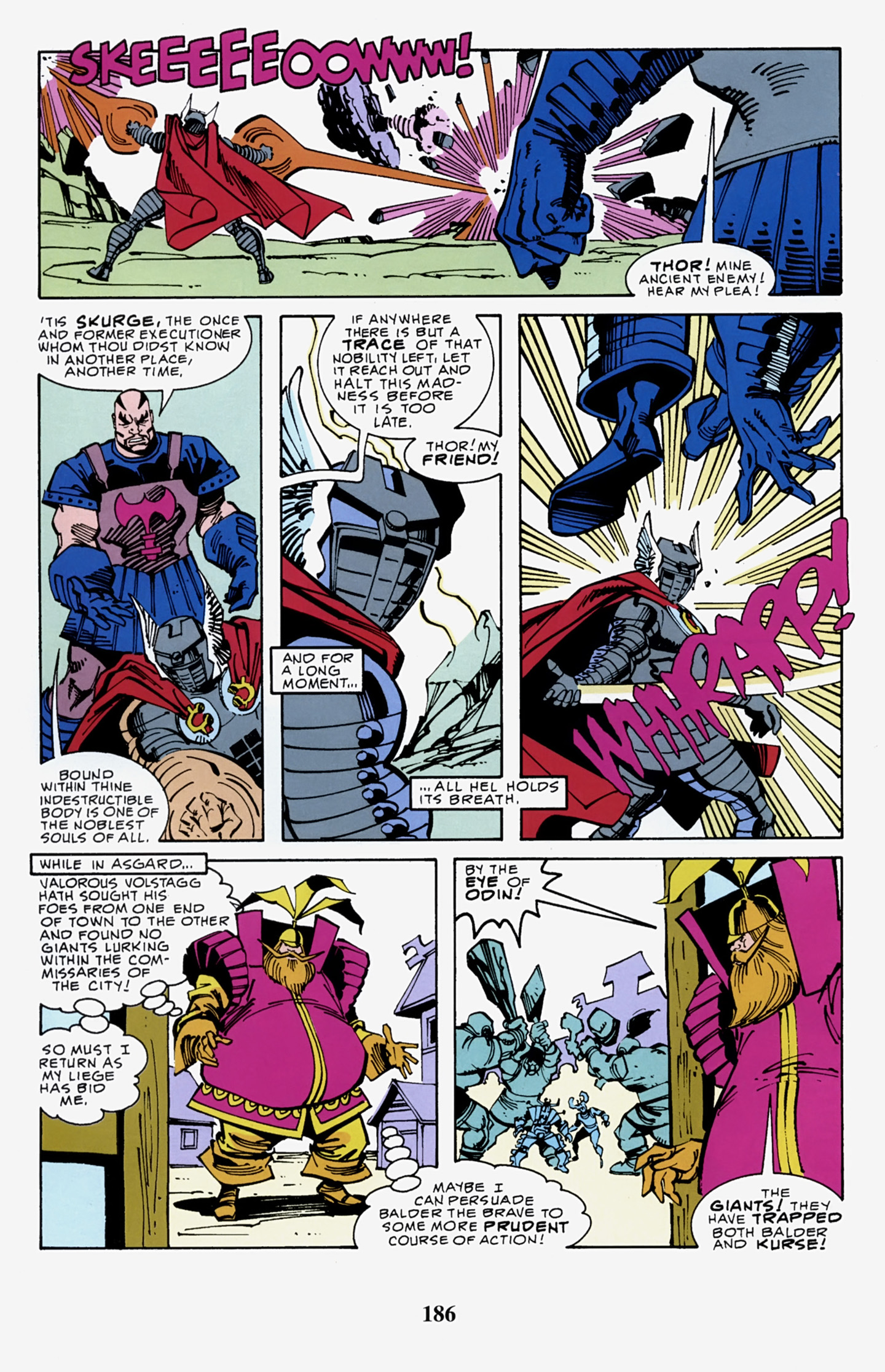 Read online Thor Visionaries: Walter Simonson comic -  Issue # TPB 5 - 186