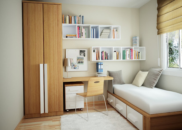 kamar tidur mewah dan nyaman dengan interior modern