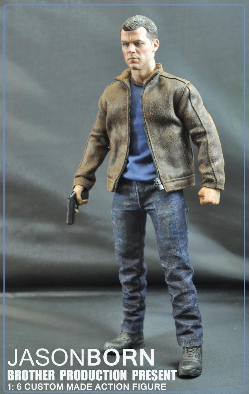 12'' Figure Body 1/6 Scale The Bourne Identity Matt Damon Jason Head Model Toys 