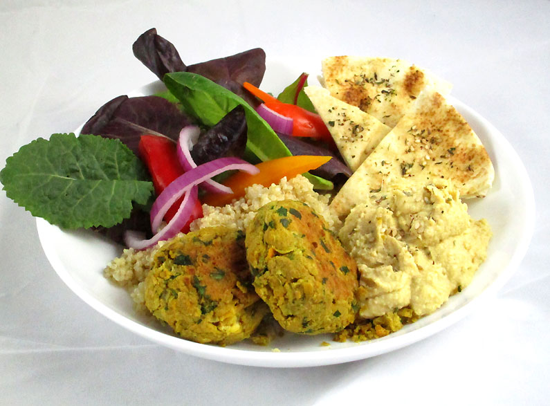 Hummus Falafel Bowls Lisa's Kitchen Vegetarian Recipes Cooking