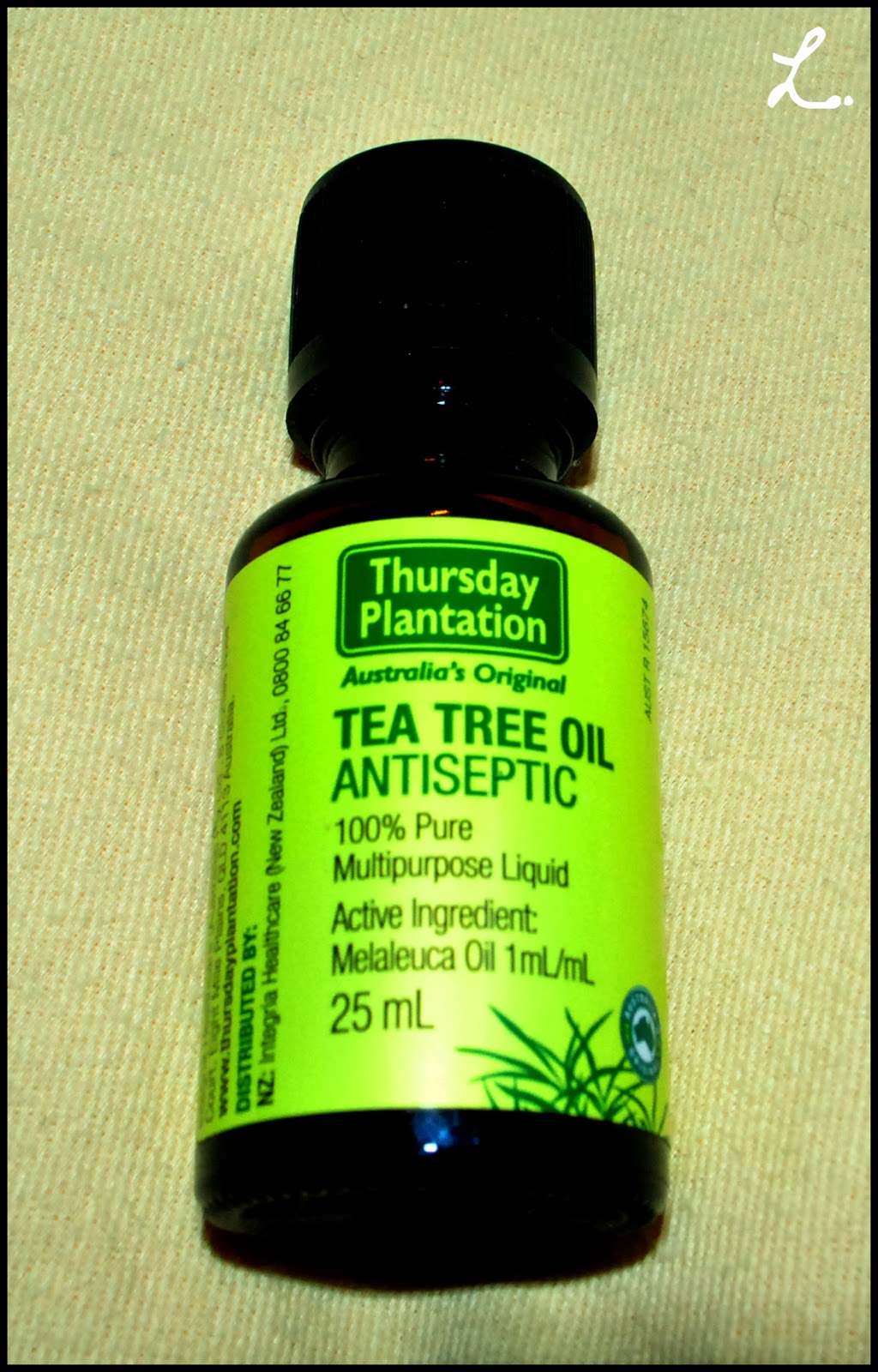 LongDistanceRelief: Review: Thursday Plantation 100% Pure Tea Tree Oil