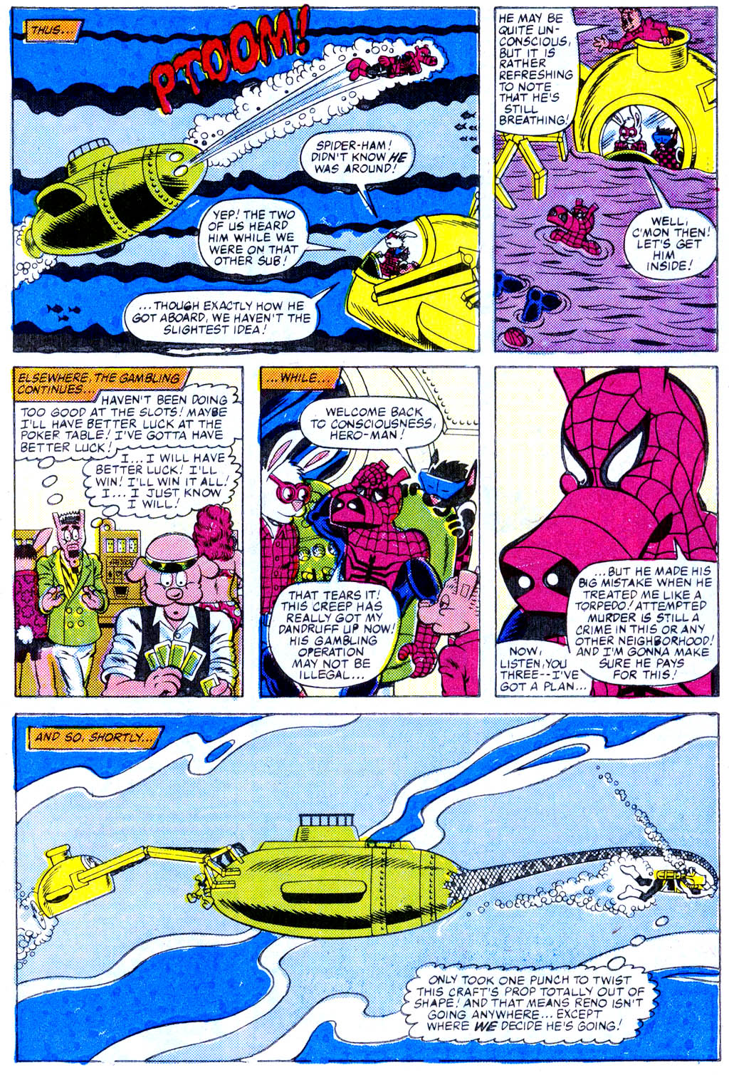 Read online Peter Porker, The Spectacular Spider-Ham comic -  Issue #4 - 16