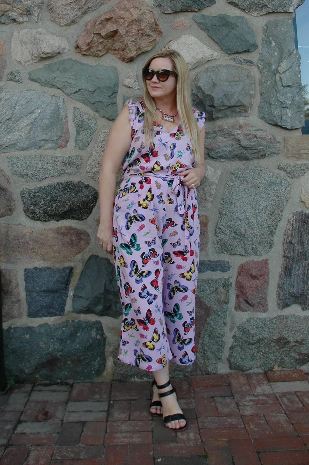 old navy butterfly jumpsuit