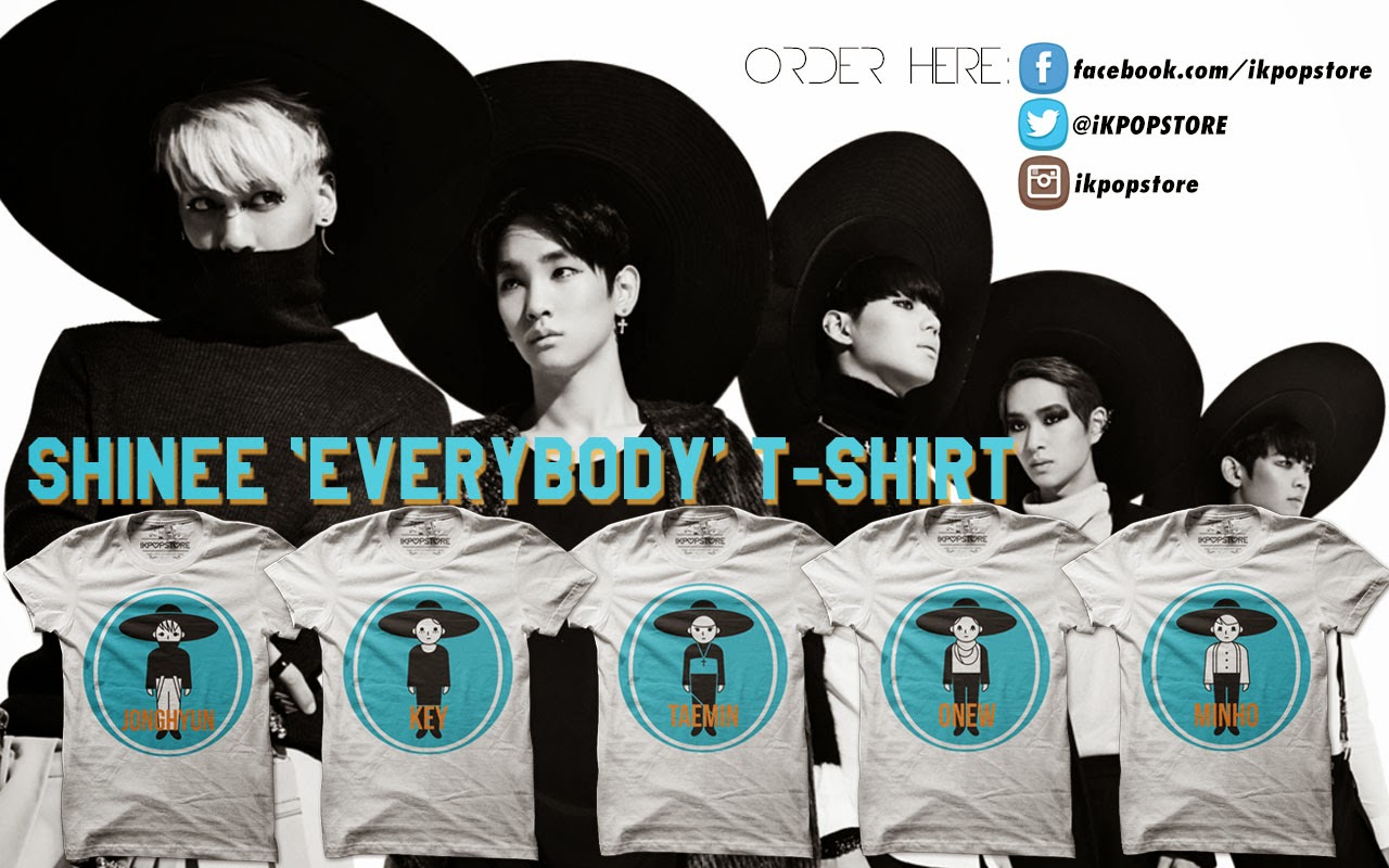 [Ready Stock] SHINee 'EVERYBODY' T-Shirt ~ iKPOP STORE