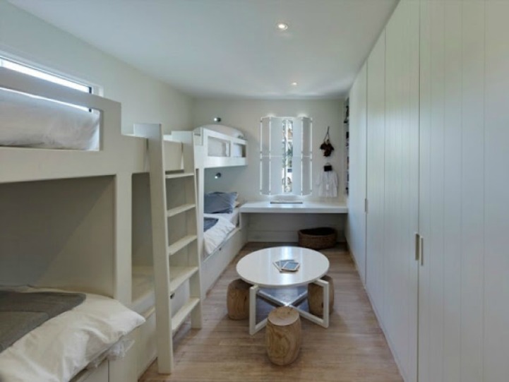 Coastal beach house bunk room Coastal beach house bunk room