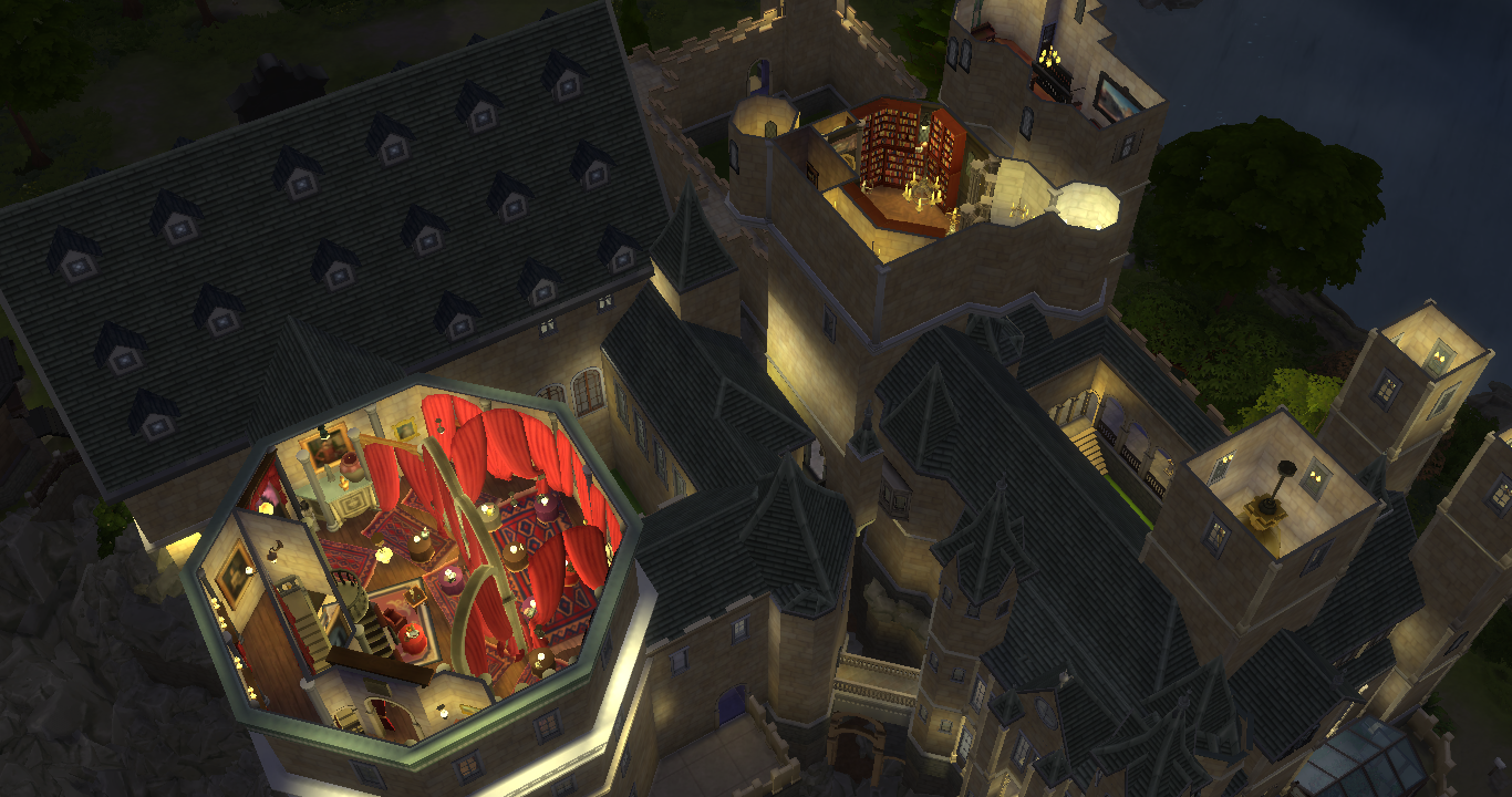 Hogwarts The Sims 4 ปราสาทฮอกวอตส์ The Sims 4