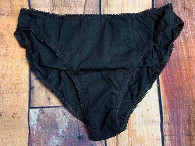 Big black cotton knickers are essential for after birth