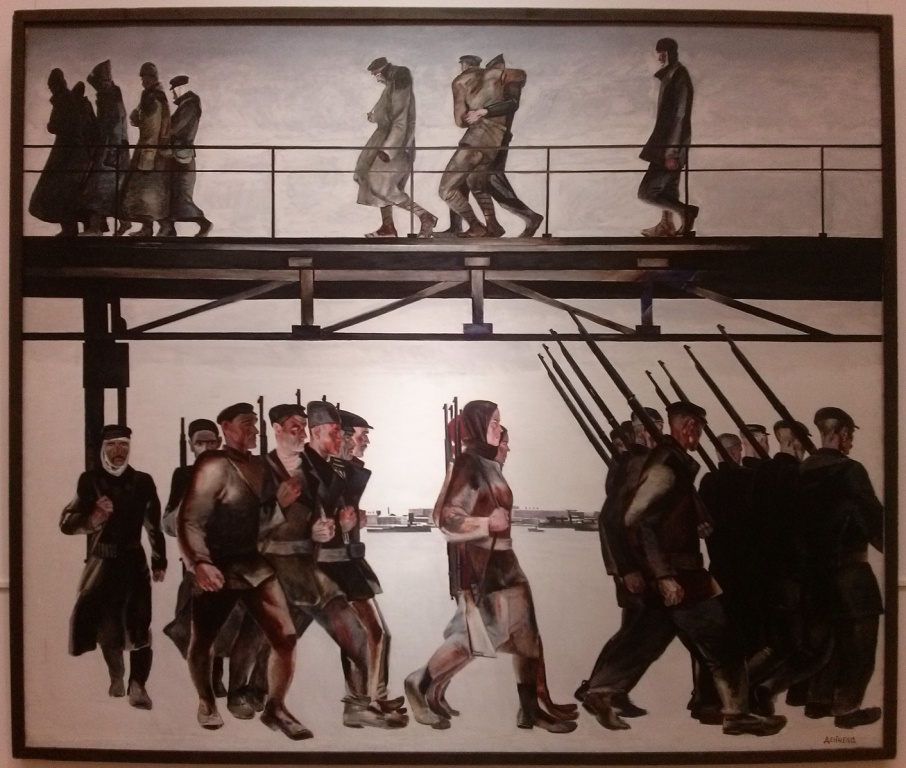 Оборона петрограда картина дейнека