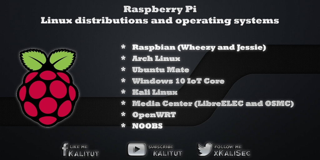 Raspberry Pi Linux distributions and operating systems - KaliTut