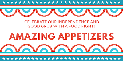 invitation graphic for appetizer cookoff