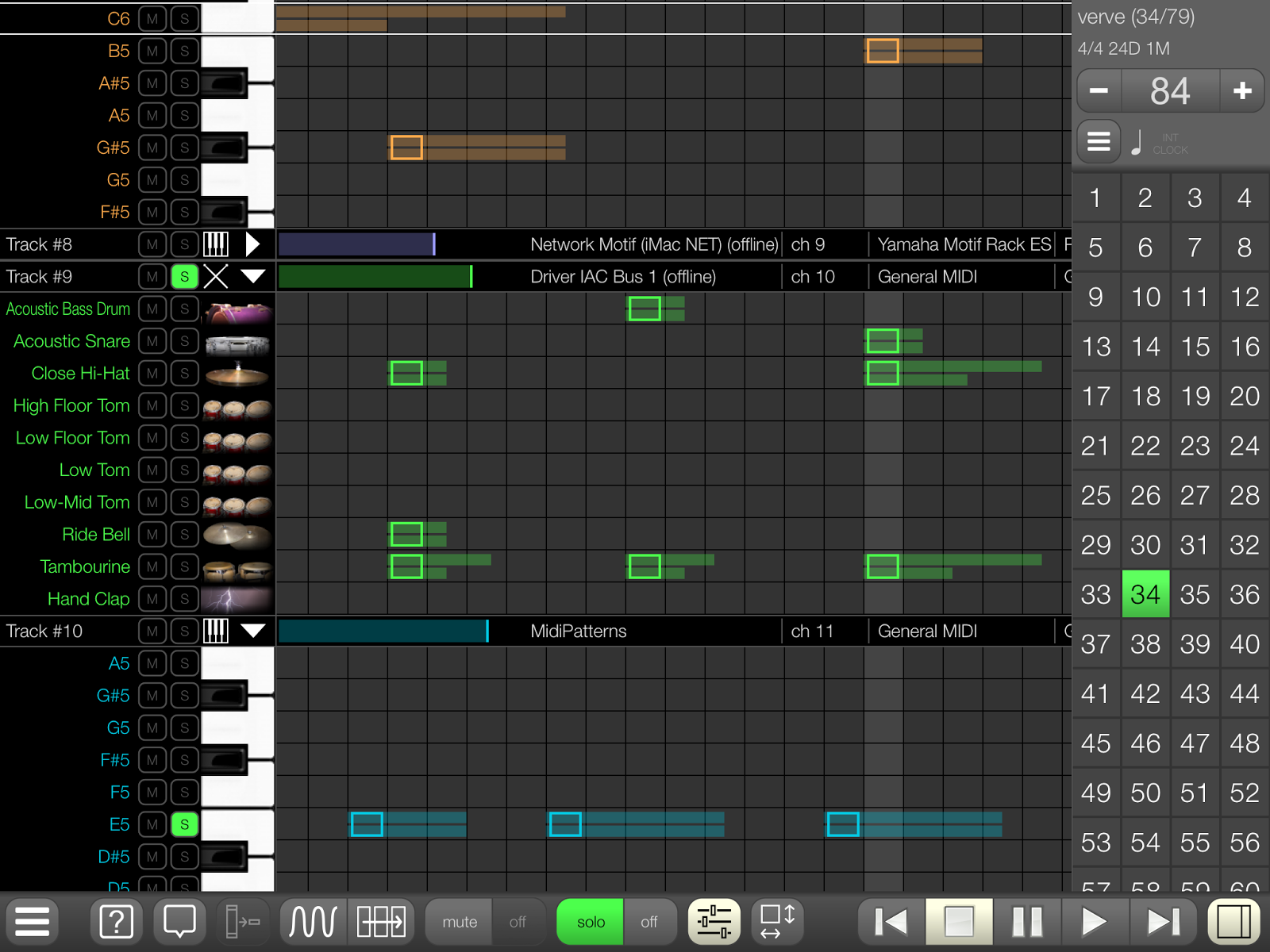 MATRIXSYNTH MidiPatterns MIDI Step Sequencer Version 2.0 Update for