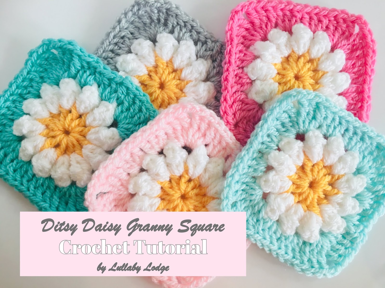 Lullaby Lodge Daisy Granny Squares Learn How To Make Them In This Crochet Tutorial By Lullaby Lodge,2 Player Two Player Card Games