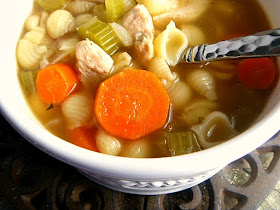 Instant Pot:  Homemade Chicken Noodle Soup - Hot hearty soup bursting with comforting flavors and it's all homemade in under and hour! - Slice of Southern