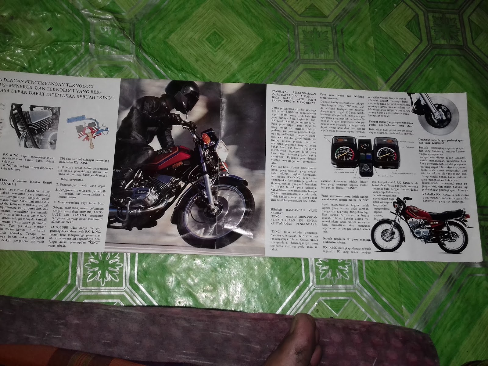 Gudang Barang Lawas brosur YAMAHA RX KING