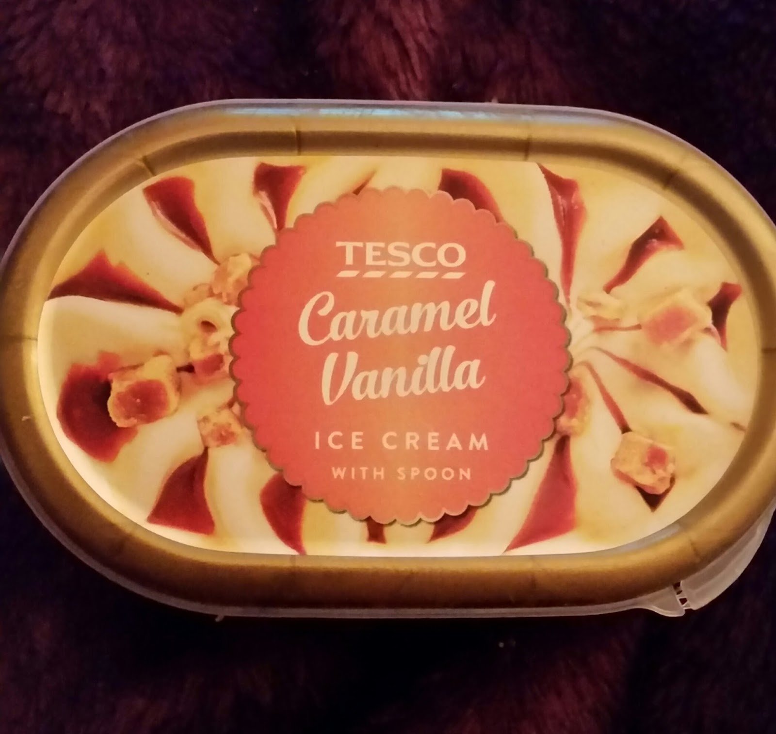 Trust Me Treats Tesco Caramel Vanilla Ice cream review