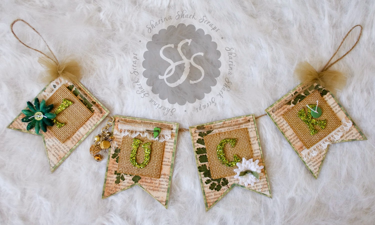 sharinashackscraps: LUCK banner