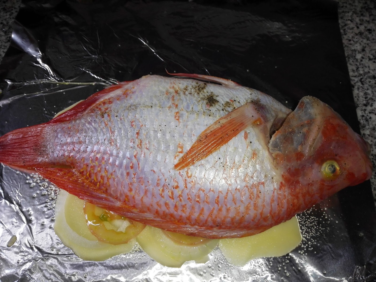 Caseros de la Abuela TILAPIA AL HORNO