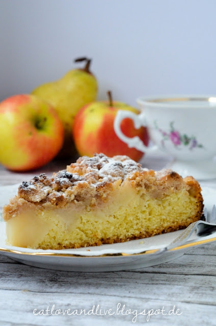 herbstlicher Kuchen mit Obst