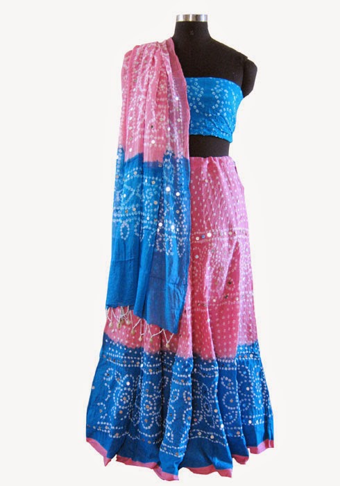 Bandhej chaniya choli Clearance