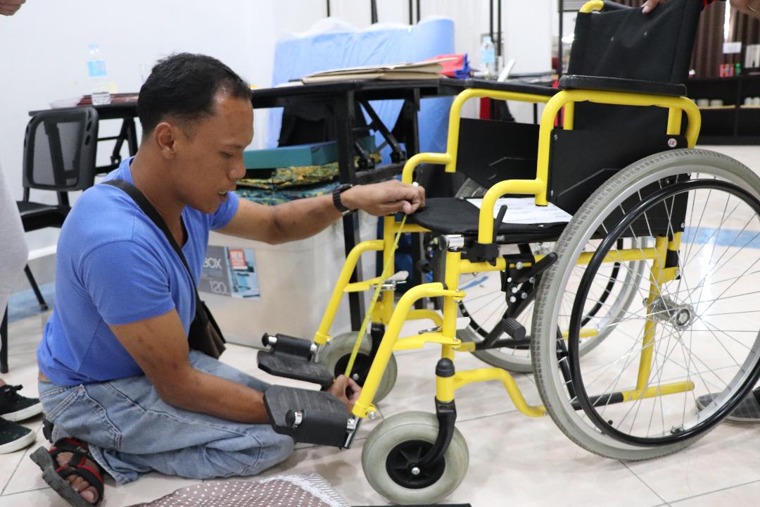 DOH CALABARZON conducts the first basic wheelchair training package to service providers and