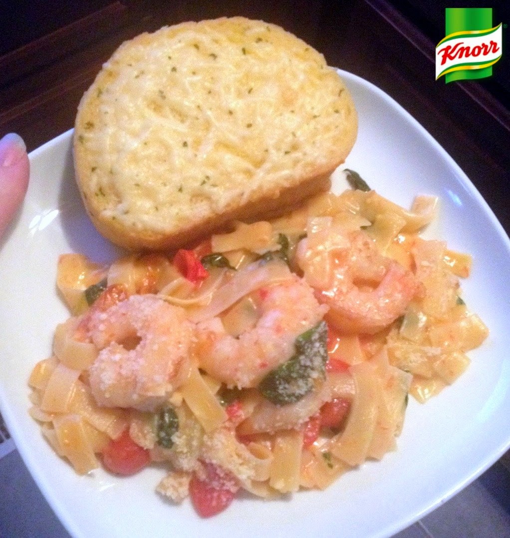 Recipe Knorr's Creamy Shrimp Alfredo The Food Hussy!
