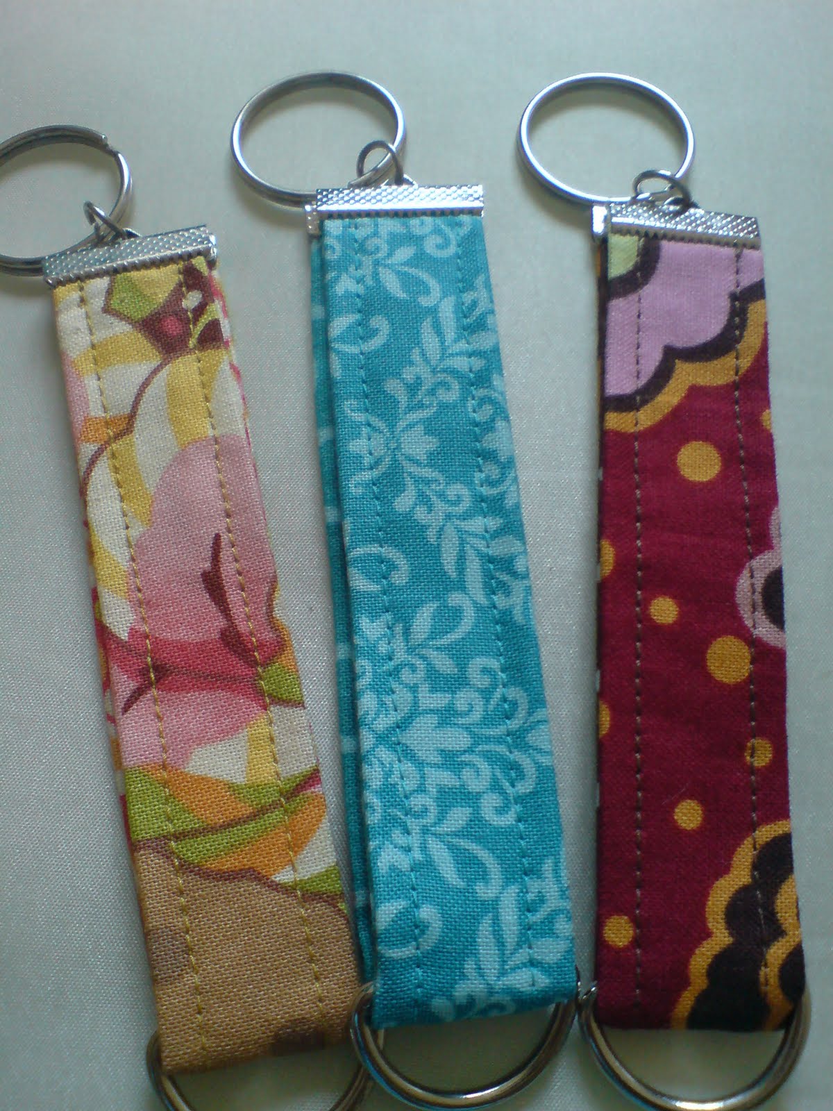  MY LUVERLY CRAFT Reversible Fabric Keychain for Sale!
