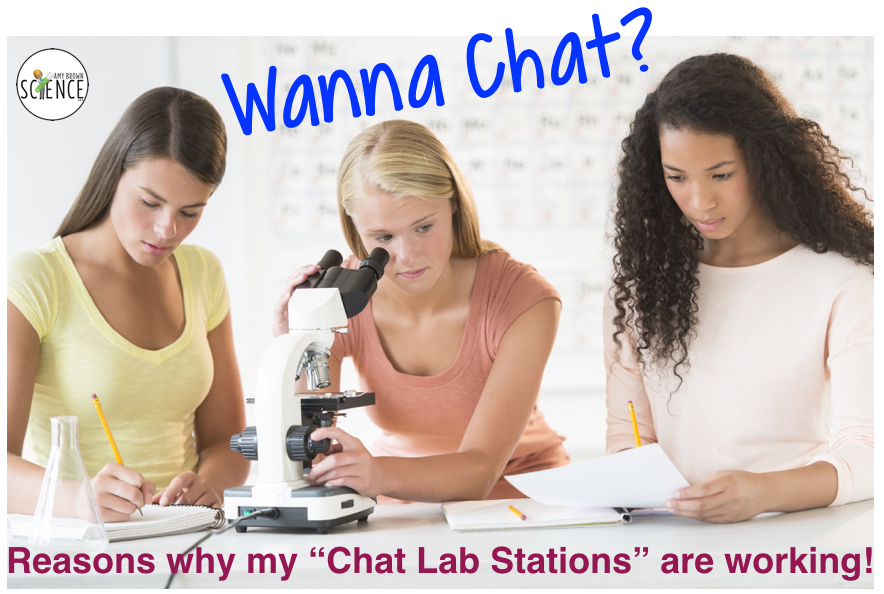 Amy Brown Science Wanna Chat? Reasons why my Chat Lab Stations are