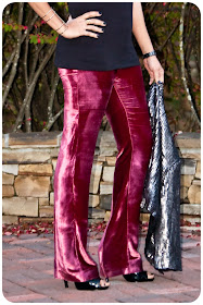 How to Wear Velvet Pants Fall 2015! Vogue 1465 top & Vogue 9032 Rayon Velvet Pants - Erica Bunker DIY Style!