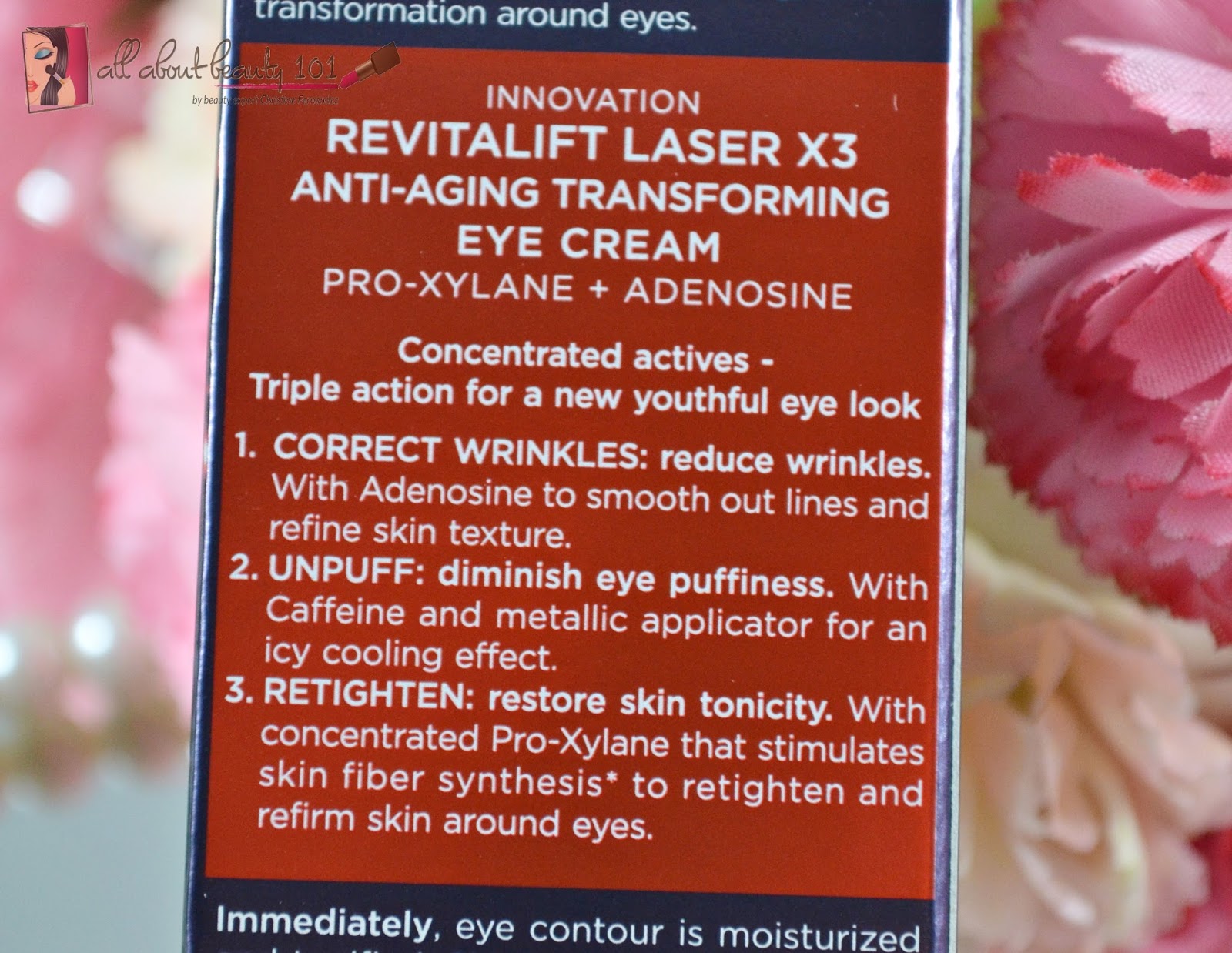 L'Oreal Revitalift Laser Eye Cream All About Beauty 101