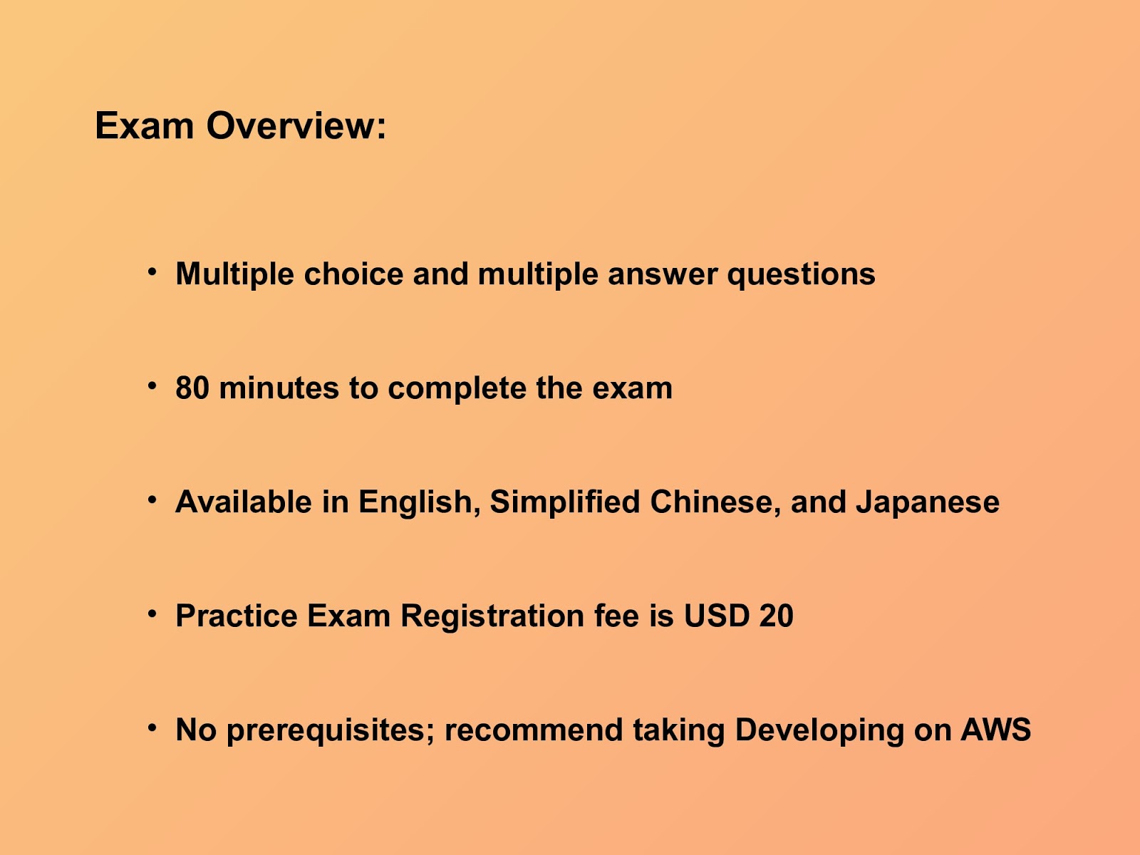 AWS-Developer合格記