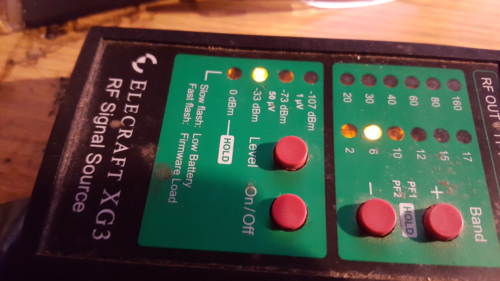 WW1L Arduino Nano + LCD + Mini Circuits ZX4760+ Power Detector