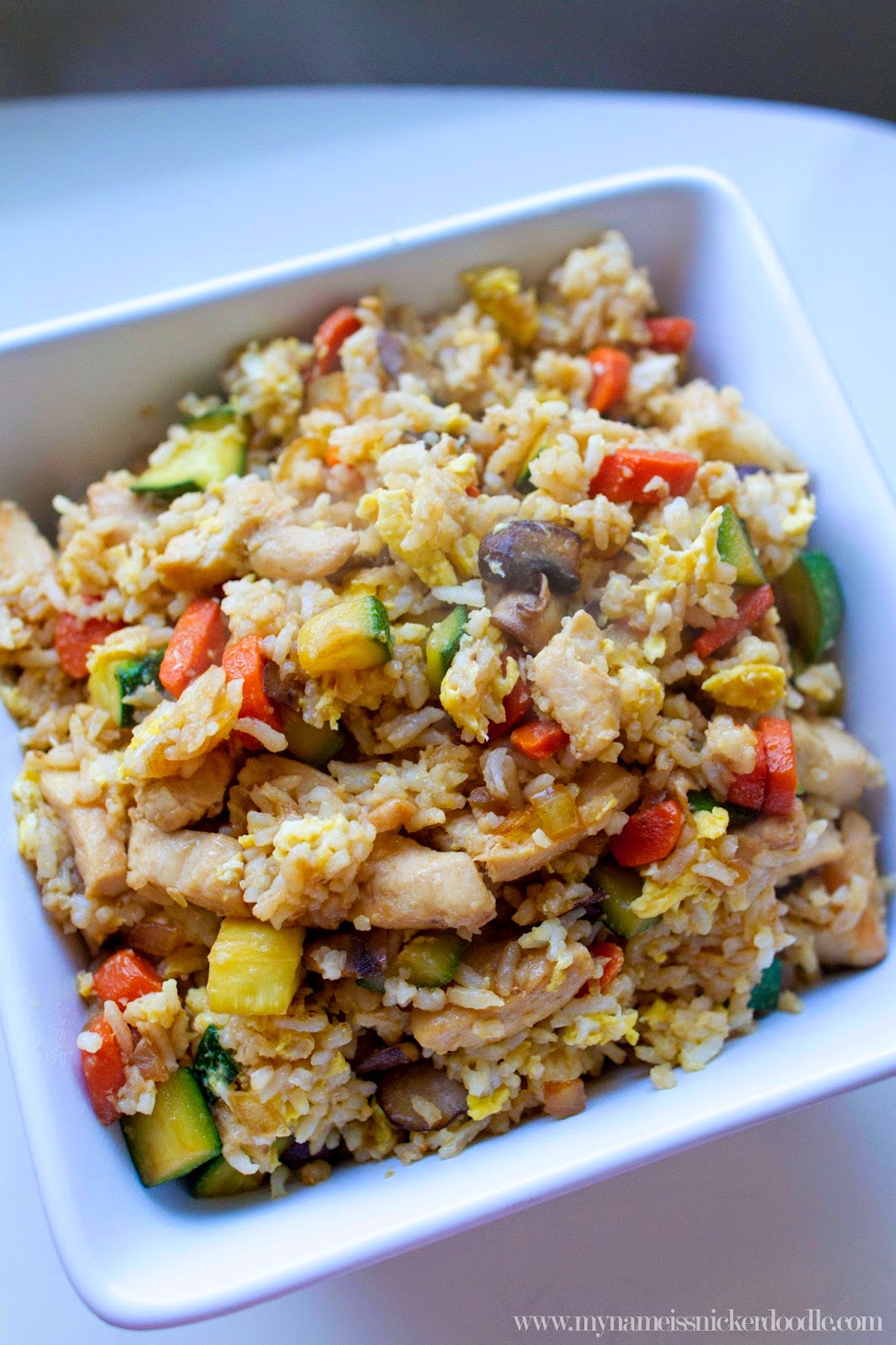 Chicken Fried Rice - My Name Is Snickerdoodle