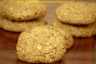 Madhavi #39 s Cyber Kitchen: Dry Fruit Oats Soft Cookies