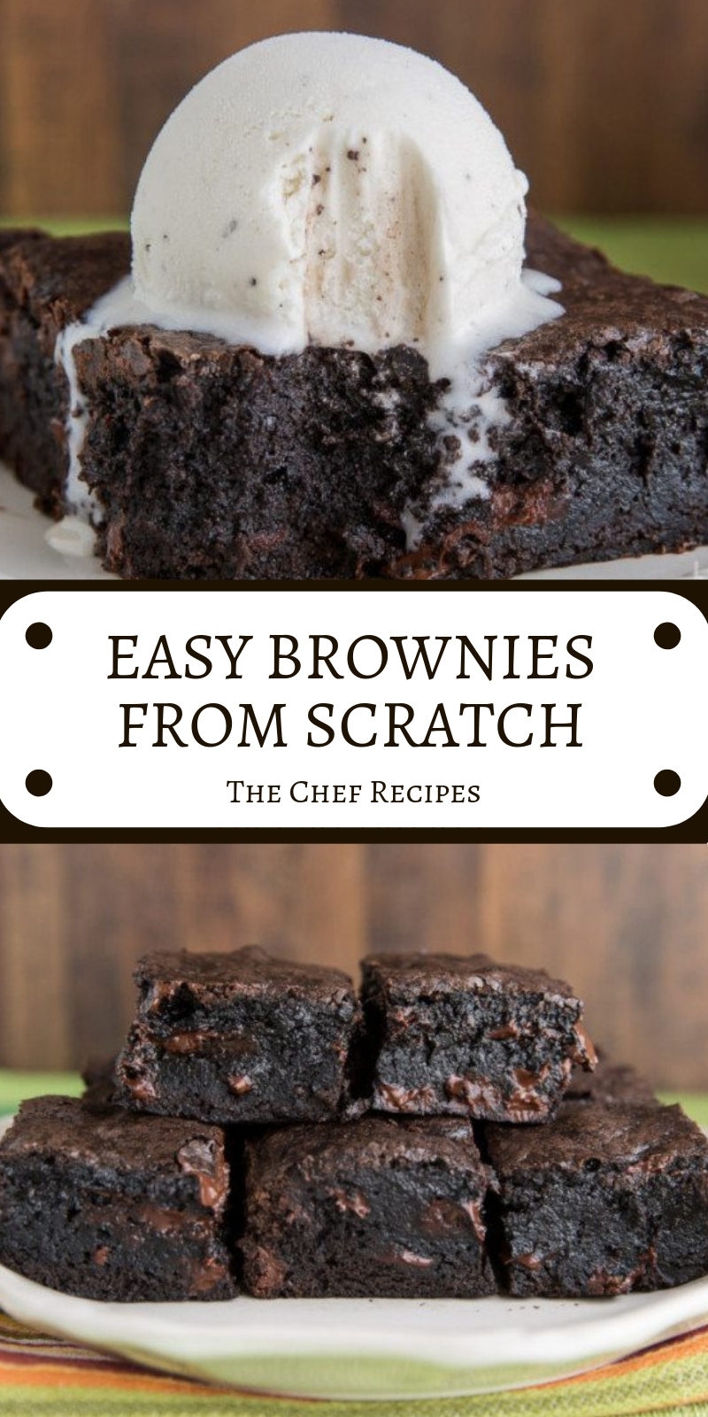 EASY BROWNIES FROM SCRATCH
