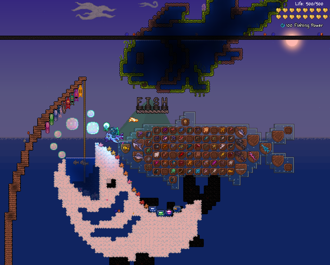 How do you fish in terraria фото 21