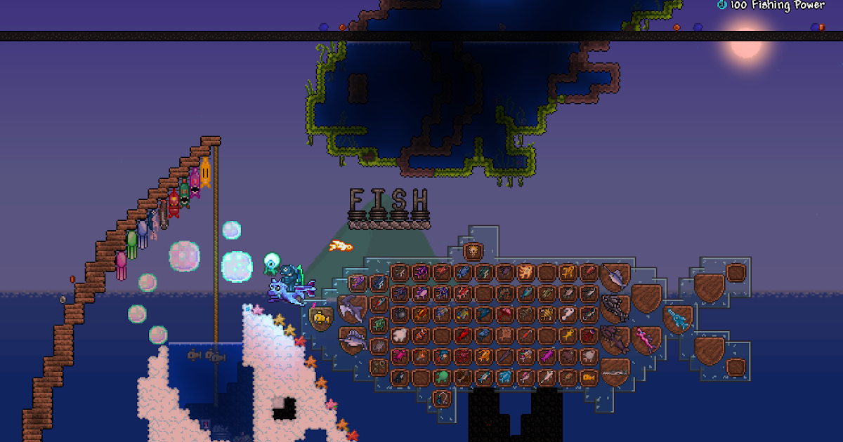 Hello Joinery: terraria quest fish.