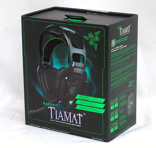 RAZER【Razer Tiamat 7.1】レーザー リアル7.1chサラウンドサウンド ゲーミングヘッドセット 中古品 | EIBUI