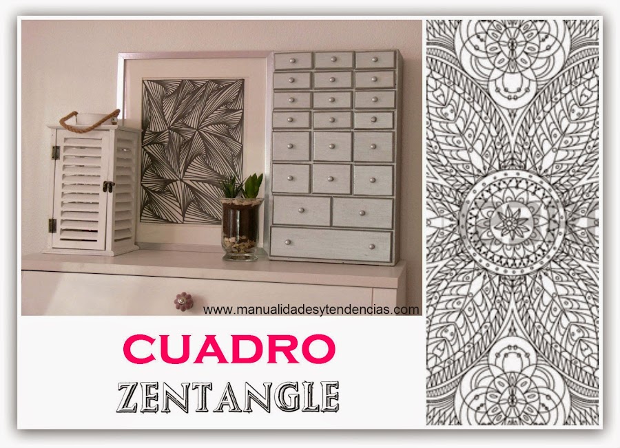 cuadro zentangle